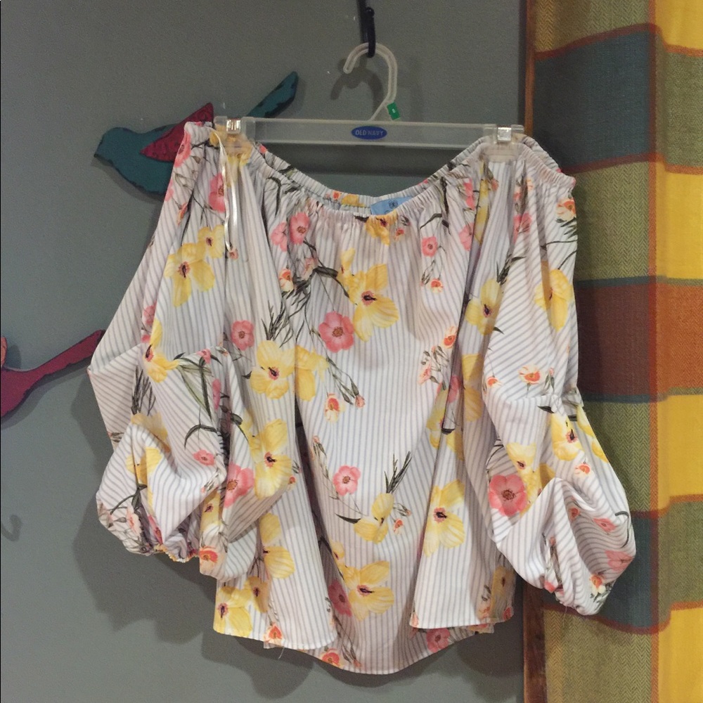 Off the shoulder top